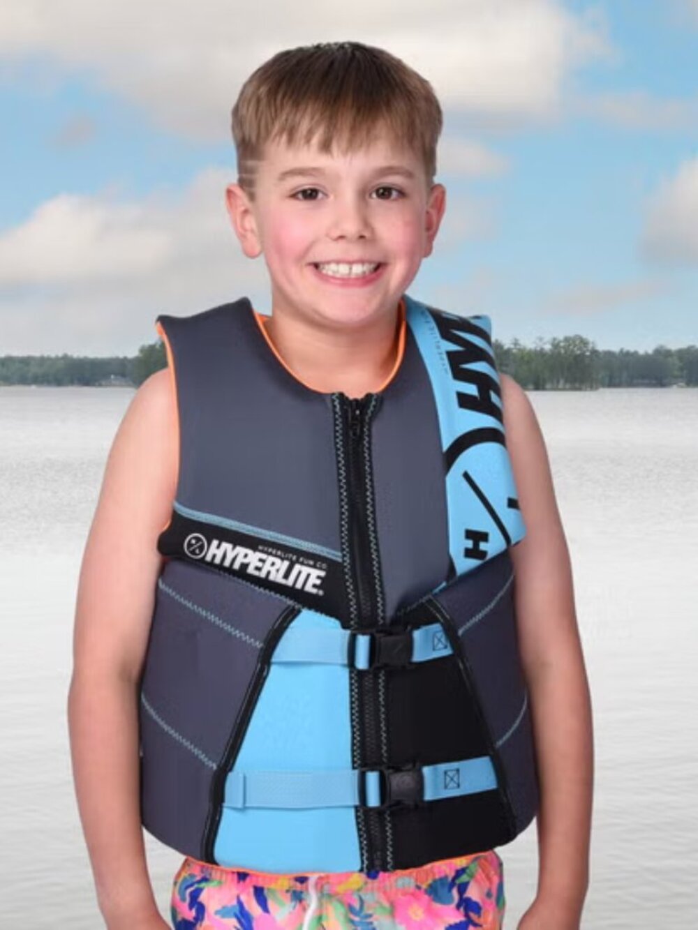 Hyperlite Youth Life Vest, USCG Approved (55-88 lbs) Blue, NWT